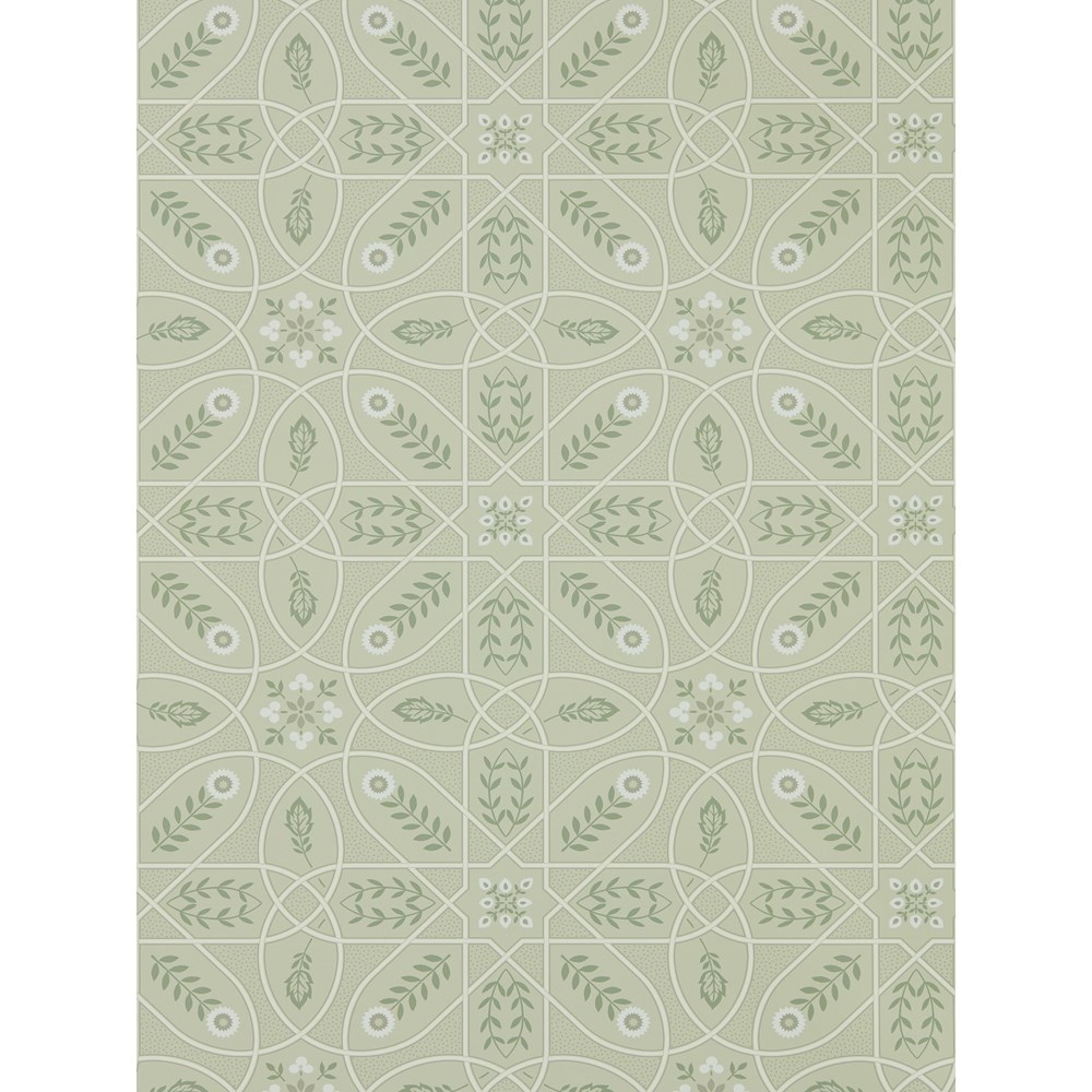 Brophy Trellis Wallpaper 216702 by Morris & Co in Sage Linen